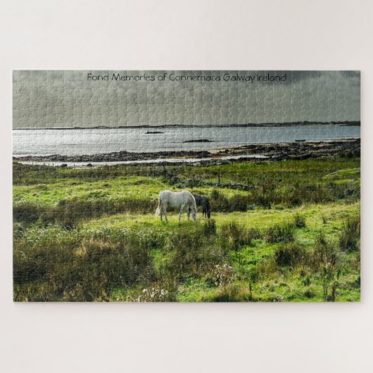 Le Connemara poney Galway Irlande. Jigsaw Puzzle (Horizontal)
