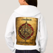 " Le Conquérant " Sweat - shirt à capuche conçu (Dos)