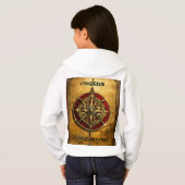 " Le Conquérant " Sweat - shirt à capuche conçu (Dos entier)