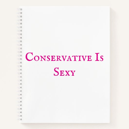 Le conservateur est un Carnet sexy (Devant)