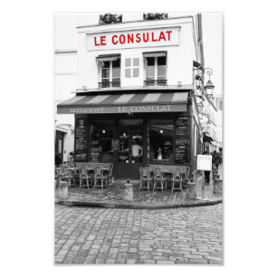 Le Consulat Cafe Montmartre Paris - Foto Afdruk