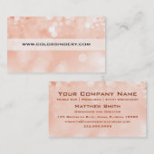 Le conte de Digitals rougissent carte de visite (Devant / Derrière)