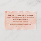 Le conte de Digitals rougissent carte de visite (Dos)