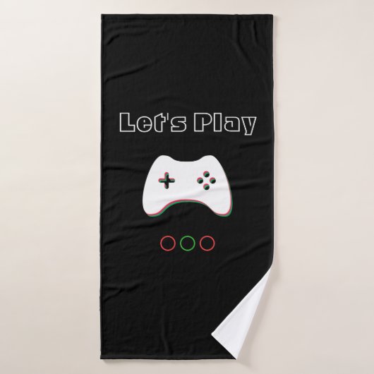 Le contrôleur de jeu vidéo, nous a laissés art (Serviette de bain)