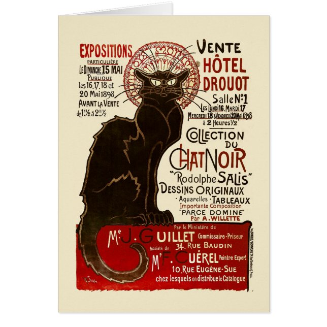 Le Conversation Noir, Vente Hôtel Drouot (Devant)