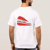 Le cool monte le T-shirt blanc (Dos)