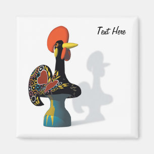 Le coq de Barcelos Magnet personnalisable