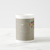 Le coq Mardi Bone China Mug (Devant)