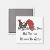 Le coq May Crow Magnet (Recto/Verso)