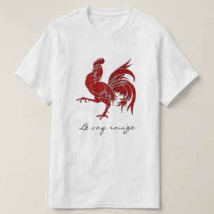 Le coq rouge the Red Rooster T-shirt