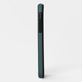 Le coque iphone Coque-Matte de Monogramme Éditable (Dos/Gauche)
