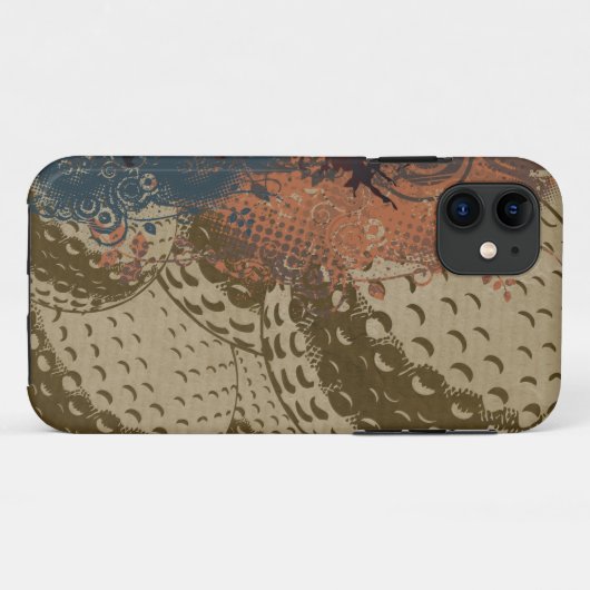 Le coque iphone de golf (Dos (Horizontal))