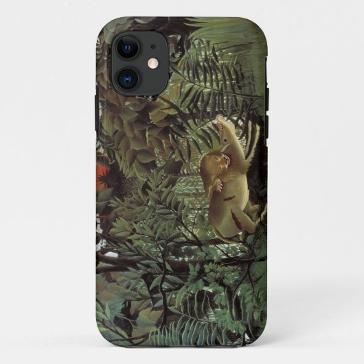 Le coque iphone de lion affamé de Rousseau (Dos)