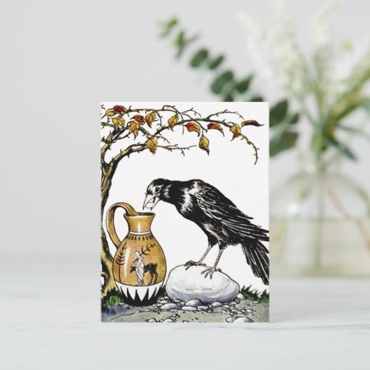 Le Corbeau et la carte postale de Pitcher (Debout devant)