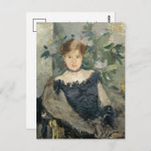 Le Corsage Noir | Berthe Morisot Briefkaart (Voorkant / Achterkant)