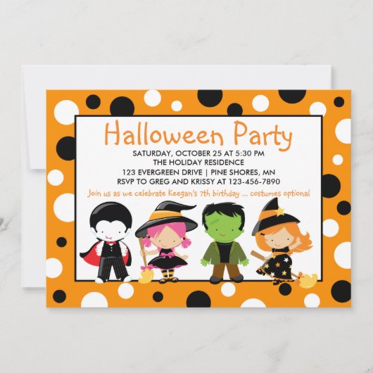 Le costume badine des invitations de partie de (Devant)