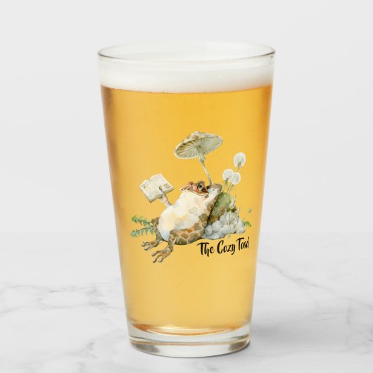 Le Cosy Toad Officiel Verre de Bière (Devant (rempli))
