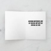 *LE COTRAVAILLEUR JOLIE ANNIVERSAIRE SUR LA CARTE  (Intérieur)