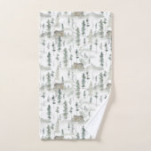 Le cou rustique du Cabine des Bois (Serviette à main)