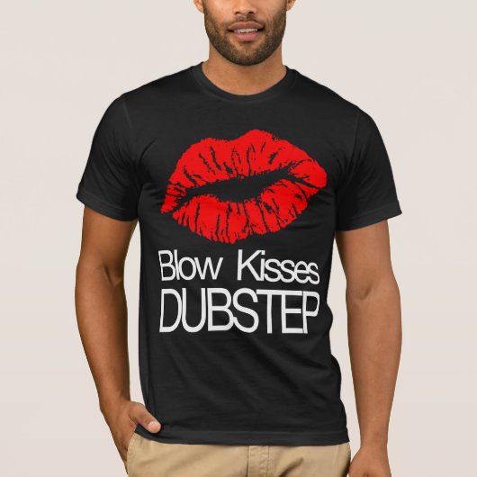 Le coup embrasse le T-shirt de Dubstep (Devant)