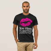 Le coup embrasse le T-shirt de Dubstep (Devant entier)