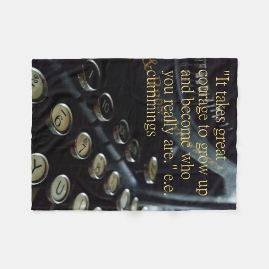 Le "courage" cru tapent la couverture à la machine (Devant (Horizontal))