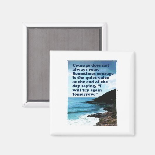 Le Courage N'Est Pas Toujours Un Aimant De Rouleme (Recto/Verso)