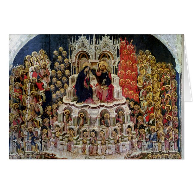 Le couronnement de la Vierge dans le paradis, 1438 (Devant horizontal)