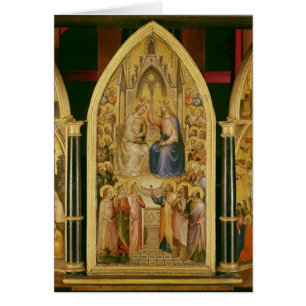 Le couronnement de la Vierge, et d'autres scènes