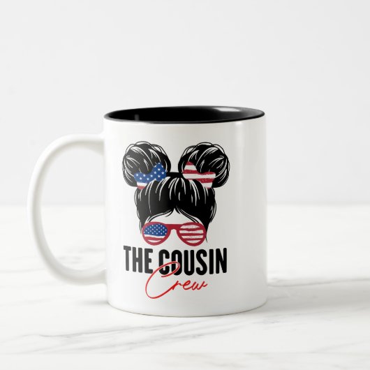 Le Cousin Crew nous Messy Bun Mug (Gauche)