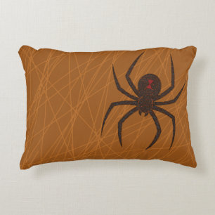 Le coussin d'accent de la toile de l'araignée