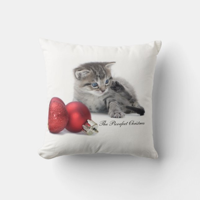 Le coussin de chaton de Noël de Purrfect (Recto)