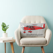 Le coussin du garçon mignon, avion rouge avec le (Chaise)