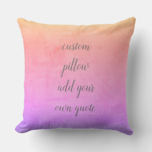le coussin fait sur commande ajoutent votre