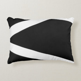 Le coussin noir et blanc