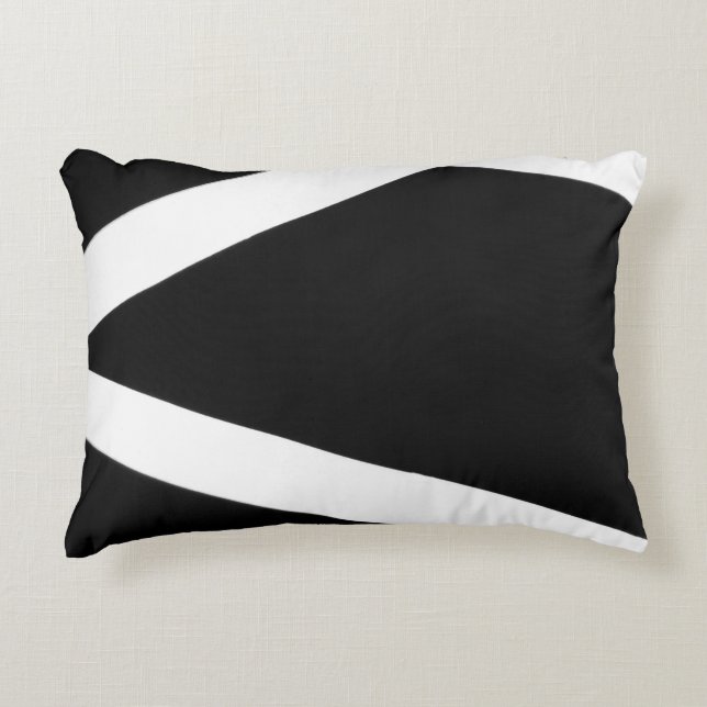 Le coussin noir et blanc (Devant)