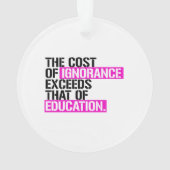 Le coût de l'ignorance dépasse celui de l'éducatio (dos)