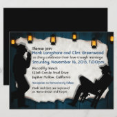 Le cowboy toilette les invitations gaies faites (Devant / Derrière)