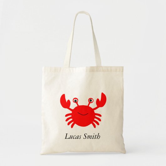 Le crabe mignon de mer badine le sac fourre-tout (Devant)