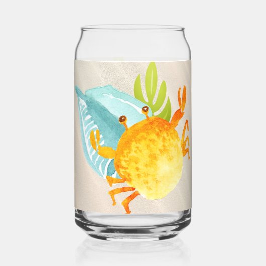 Le crabe trouve le coquillage et les algues (Recto)