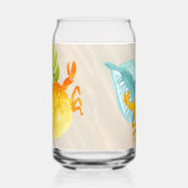 Le crabe trouve le coquillage et les algues (Droite)