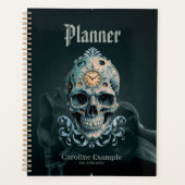 Le crâne du temps : chiffres romains (Devant)