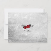 Le crâne muerte à la toiture et le Invitation aux  (Dos)