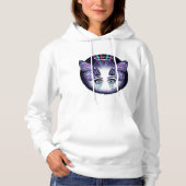 Le crâne Vaporwave bat Sweat - shirt à capuche 💀 (Devant)