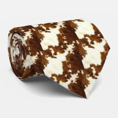 Le cravate de style de peau de vache des hommes (Roulé)