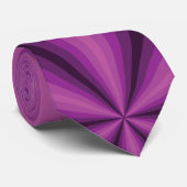 Le cravate des hommes pourpres d'illusion optique (Roulé)
