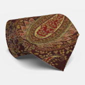 Le cravate des hommes soyeux de Paisley de pays de (Roulé)