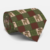 Le cravate des hommes soyeux d'orignaux extérieurs (Roulé)