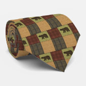 Le cravate des hommes soyeux d'ours extérieur de (Roulé)