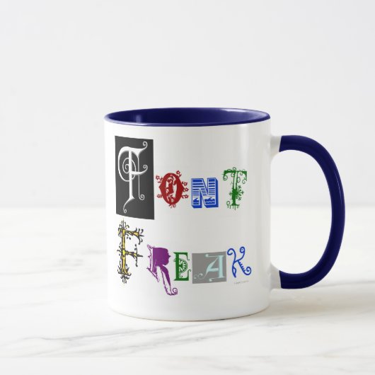 Le créateur de typographie de Font Freak dit Mug (Droite)